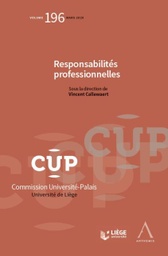 [CUP196] Responsabilités professionnelles