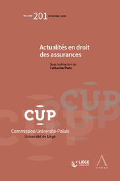 [CUP201] Actualités en droit des assurances