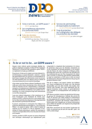 DPO news - Abonnement papier + numérique